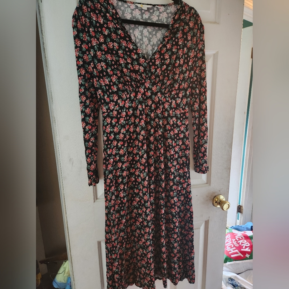 Floral Long Sleeve Dress